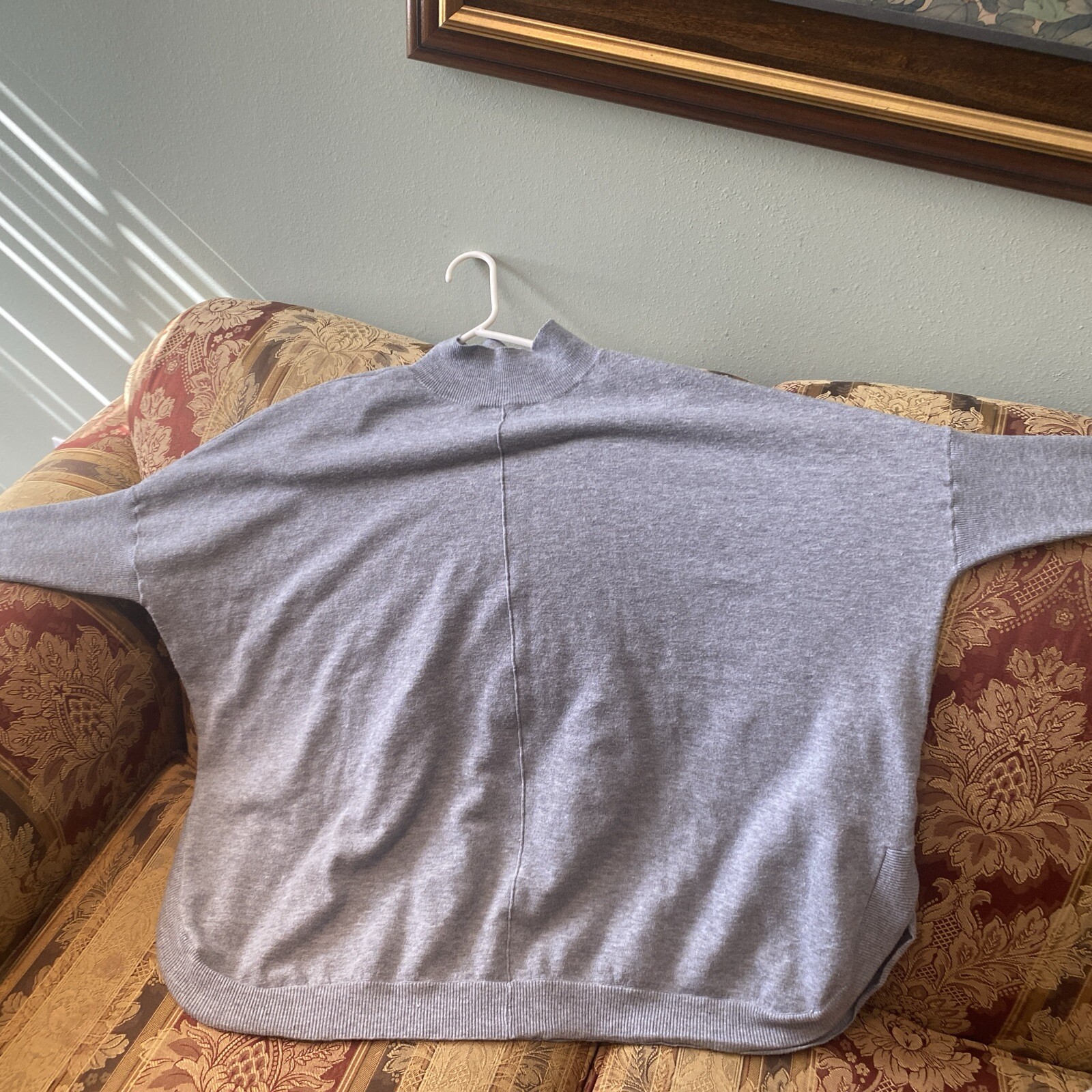 Gray One Size Pullover Comfortable Sweater /mudpie - image 4