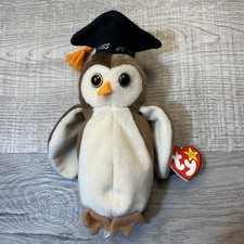 RARE VINTAGE TY Beanie Baby Wise the Owl Class of "1998" with Errors Collectible