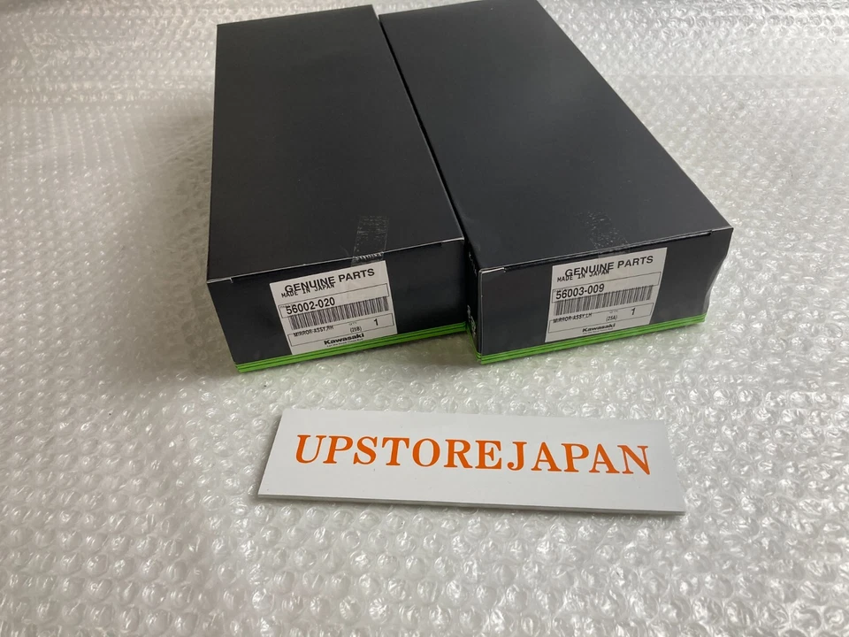 Juego de espejos retrovisores Kawasaki piezas originales 56003-009 56002-020 Foto 2 de 4