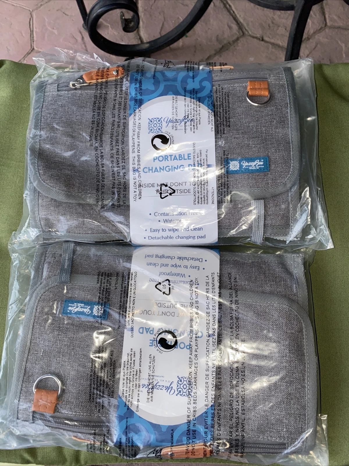 2 New Portable Baby Changing Station Diaper Changing Pad Yazzyboa Best GIFt
Opens in a new window or