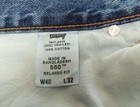 Men's LEVI'S 550 Relaxed Cotton Med Blue Wash Red Tab Denim Jeans size 40 x 32 — photo 6