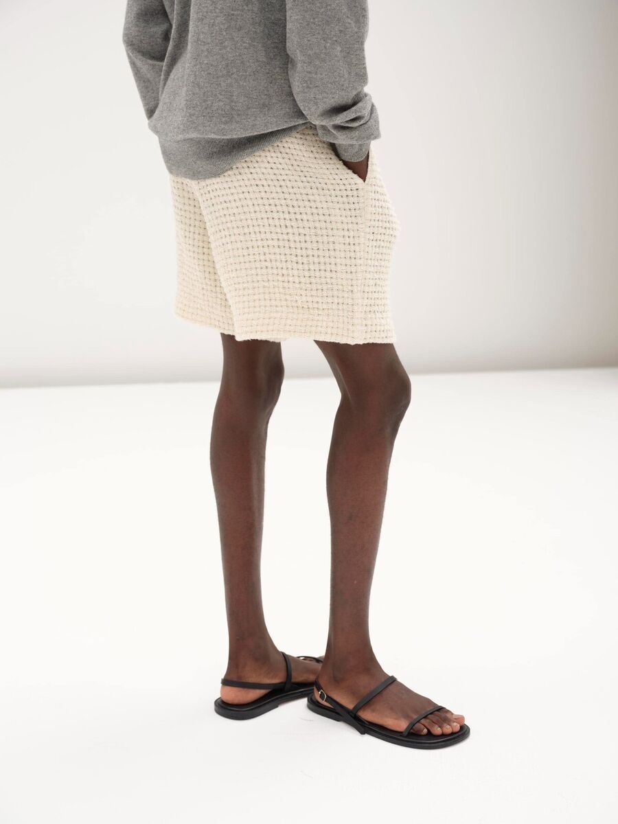 AURALEE HOMESPUN SUMMER TWEED MESH SHORTS from Japan brand AURALEE HOMESPUN SUMMER TWEED MESH SHORTS from Japan brand
