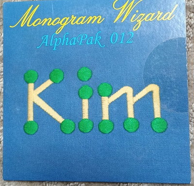 MONOGRAM WIZARD   ALPHA PAK 012 | NEW