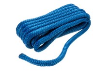 1/2 Inch X 15 Feet Blue Double Braided Dock Line With Eye Splice For Boating