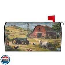 Taekifiyy Farm Mailbox Covers Magnetic Letterbox Covers 21x18 Inc