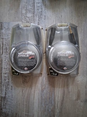 2 Monster Cable Prolink Studiolink Interconnect Audio Cable 2m/6.56ft New 