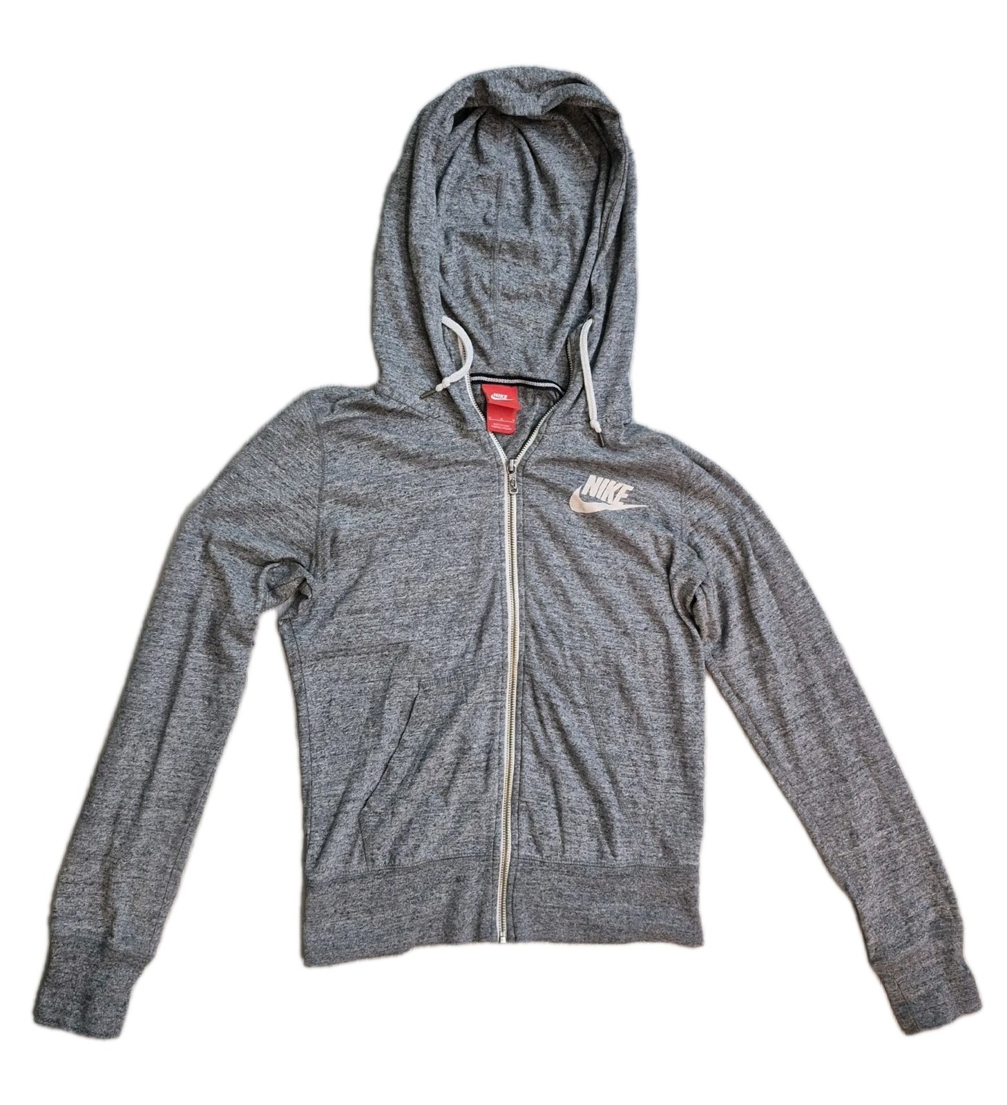 SACAI X NIKE Giacca Nike donna rossa etichetta grigia vintage full zip manica lunga con cappuccio taglia med