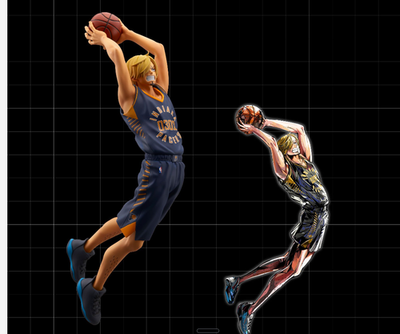 ONE PIECE × NBA MASTER STARS PIECE THE SANJI INDIANA PACERS figure