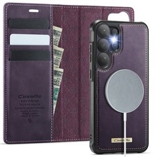 2in1 Detachable Leather Flip Wallet Case+ Magnetic Cover f Samsung S25 S26 Ultra