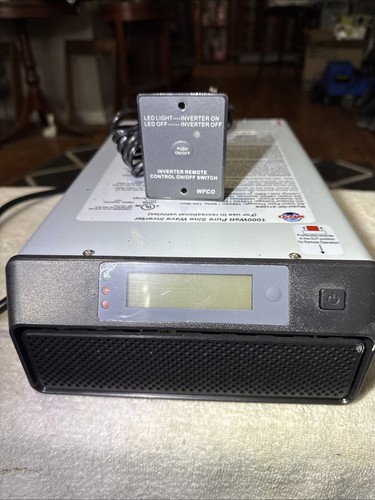 WFCO Technologies WF-5110RS Power Inverter 12V Camper RV With remote, Excellent