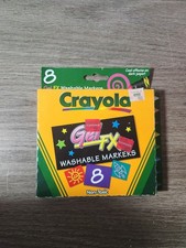 Vintage 2001 Crayola Gel FX Markers 8 Count 