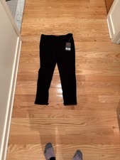NWT Prada Nero Gabardine Tec Pesante Pants Size 48 (16/18 USA)