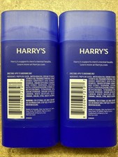 2 PACK Harry  s Stone Charcoal  Lime Men  s Deodorant 2.5 oz.