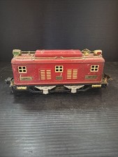 Prewar LIONEL STANDARD GAUGE NO 8 LOCOMOTIVE Original Red Nice Not Tested
