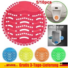5/10x Urinalsieb WC Duftsp&uuml;ler Urinaleinlage Duft f&uuml;r Pissoir Toiletten Aufsatz~