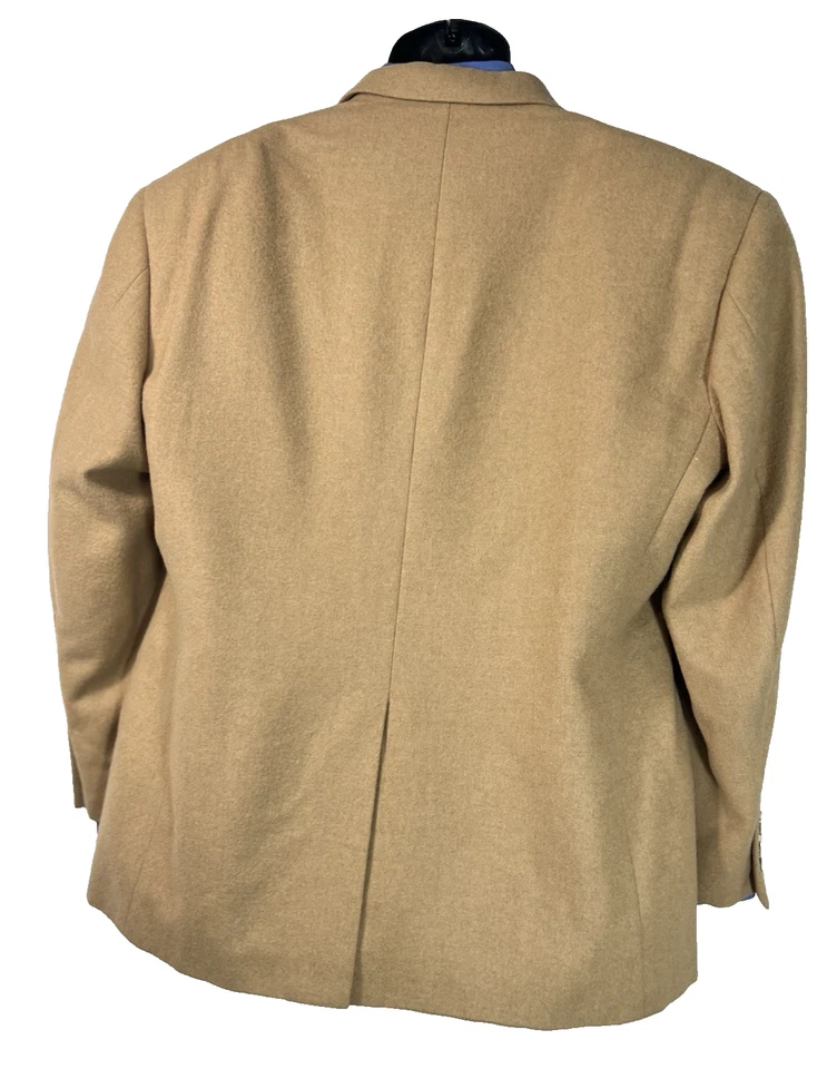 Abrigo deportivo Claiborne 100 % pelo camel para hombre 44 corto marrón tostado Foto 2 de 4