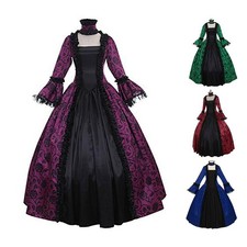 Womens Elegant Lace Dress In Victorian Court Style For Unique Occasions