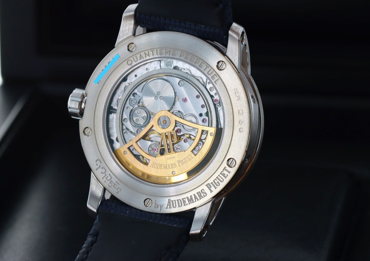 AP Code 11.59 Perpetual Calendar Deep Blue Aventurine Glass Dial