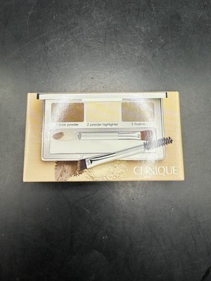 Clinique Pretty Easy 3 Pcs Eye Brow Palette NEW IN BOX Discontinued RARE!