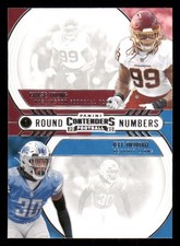 2020 Panini Contenders Round Numbers #3 Chase Young/Jeff Okudah