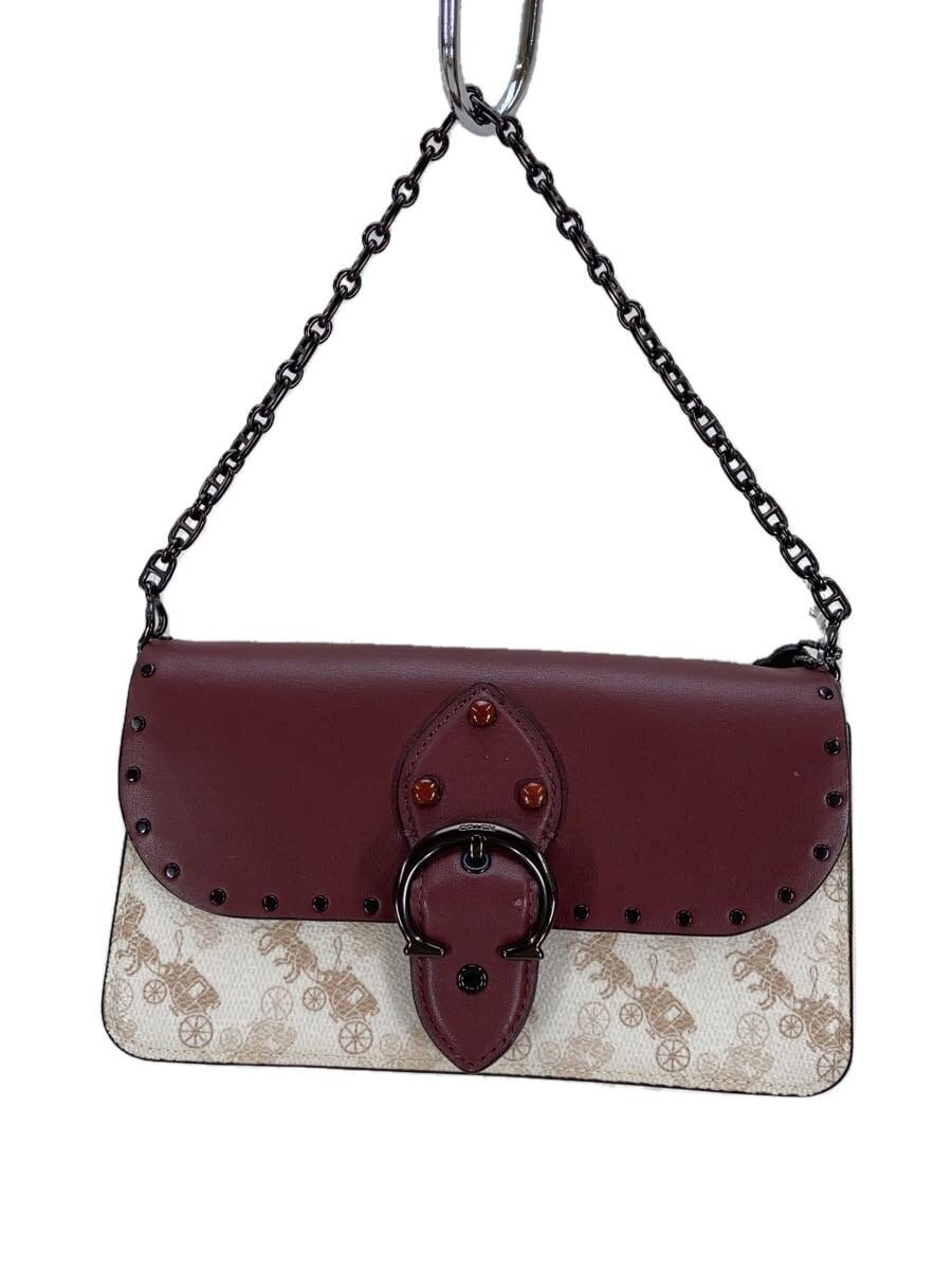 COACH Signature Shoulder Bag in BEG Overall Pattern H2080-4760