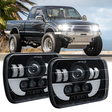 2pcs 7x6 5x7 LED Faros Hi/Lo Para For Toyota ...