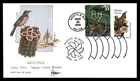 Mayfairstamps US FDC 2000 Arizona Cactus Wren Saguaro Cactus Blossom Perfins Fir
