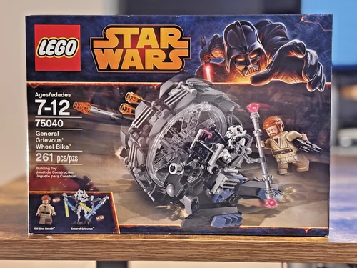 LEGO Star Wars: 75040 General Grievous' Wheel Bike 2014 Rare Ep. 3 Set, NISB