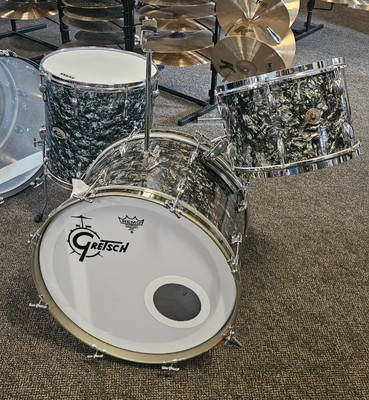Gretsch 50's era Broadkaster Round Badge Black Diamond Pearl