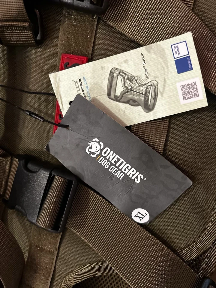 OneTigris Fire Watcher 2.0 arnês tático para cães, colete resistente para cães, tamanho XL - Imagem 3 de 4