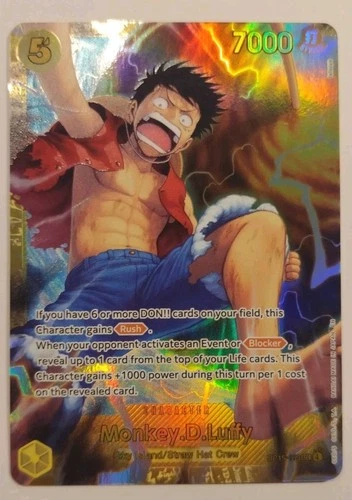 OP15-119 Monkey D. Luffy SEC Adventure on Kami's Island English
