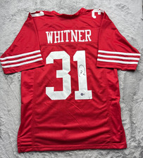 Donte Whitner Jersey Extra Large Signed San Francisco 49ers Custom Beckett COA