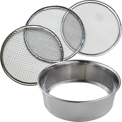3PCS Soil Sieve Set 8-1/4 Inch (210Mm),3 Sieve Mesh Filter Sizes, Japanese Bonsa