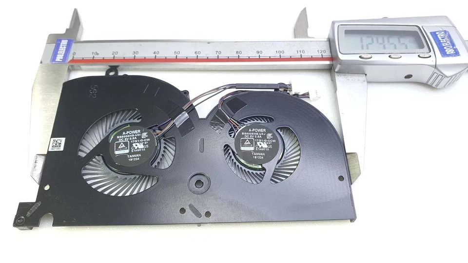 Ventilatore GPU FAN MSI GS75 8SG Stealth GS75 Stealth-1026 BS5005HS-U3I U3J BS50 - Immagine 3 di 4
