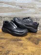 8.5 - Vtg Prada AW99 black leather square-toe derby shoes