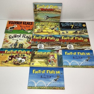 11x Vintage Mixed Footrot Flats Comic Book Lot Murray Ball Softcovers CV#632