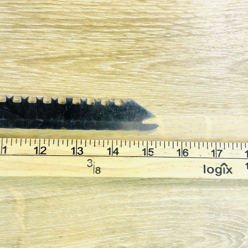 Vintage Quikut Quikkle Knife Stainless 2 Edge Serrated Cross Cut Edge 9.5 inch - Picture 12 of 12