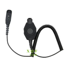 Z-Tactical Headset Dual PTT Cable for Motorola P8268 DP3400 APX7000 GP338D Radio