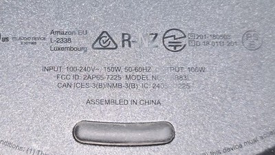 アマゾン エコーサブ 希少品サブウーファー P5B83L Subwoofer Amazon