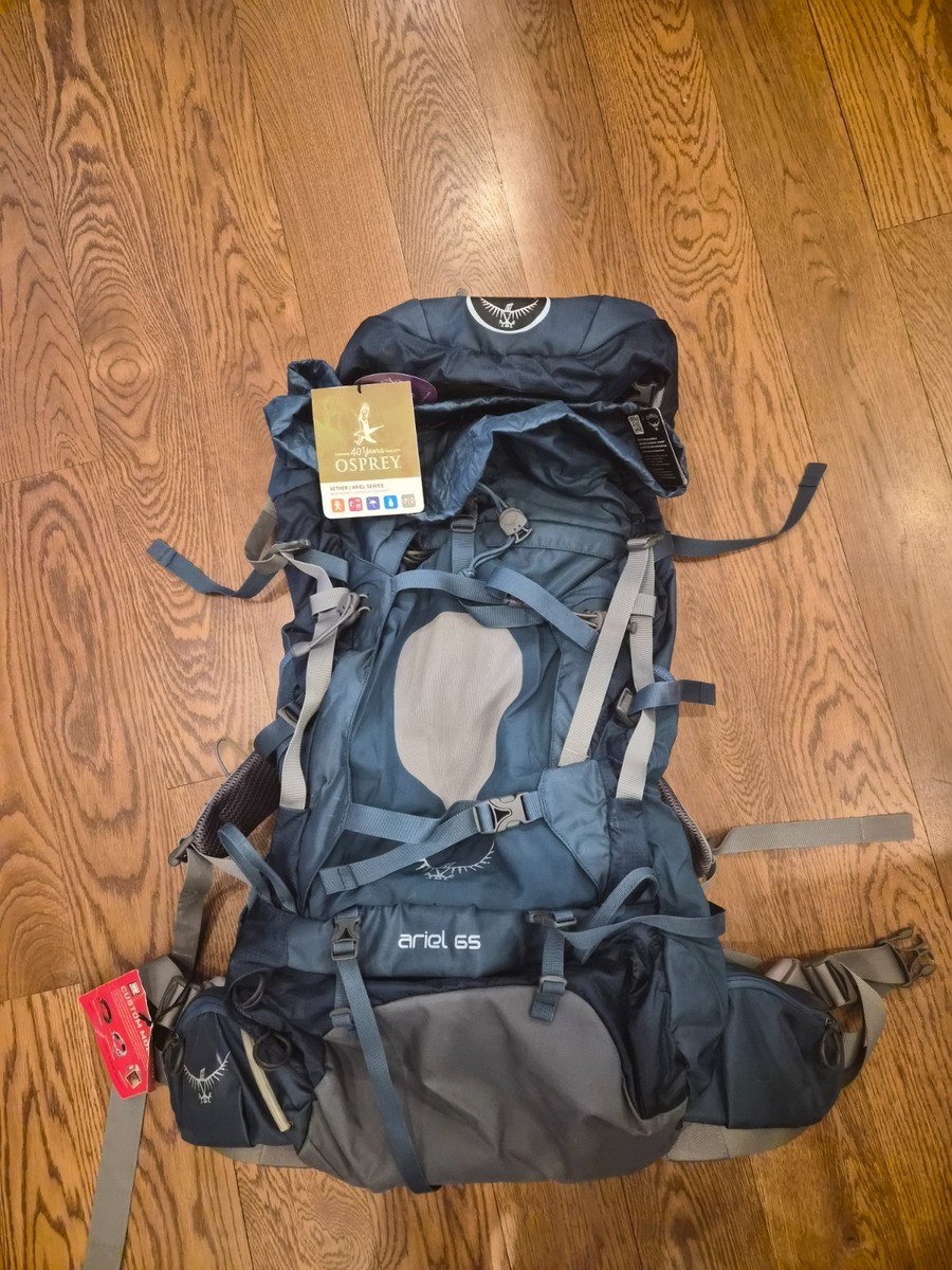 Osprey Women's Ariel 65L Backpack, Deep Sea Blue, New with Tags | eBay Osprey Women's Ariel 65L Backpack, Deep Sea Blue, New with Tags | eBay