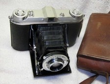 RARE Vintage 1941 AGFA-ANSCO B2 COMMANDER 120 6x6cm FILM Folding Bellows Camera