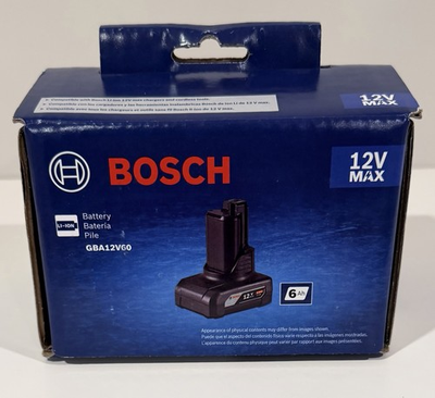 #ad Bosch GBA12V60 12V MAX 6Ah Lithium Ion Battery $80.00