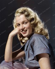 8x10 Print Marilyn Monroe Rare Seated Studio Color Portrait 1949 #SENA