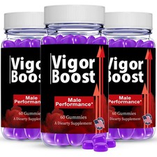  3 Pack  Vigor Boost Gummies - VigorBoost Performance Support for Men