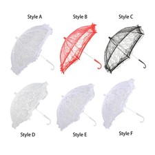 Spitzen Regenschirm -Dekor -Fotografie -Prop -Regenschirm für Brautjungfern