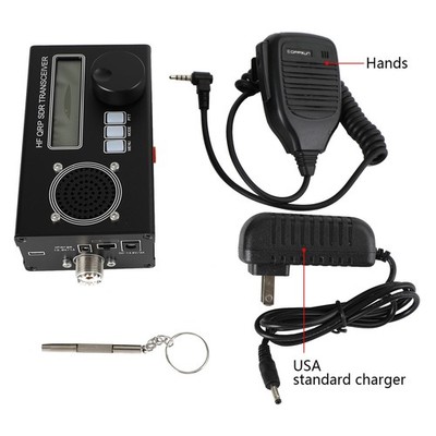 5W 8-Band USDX USDR HF QRP SDR Transceiver SSB/CW DSP w/ Mic