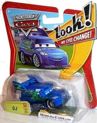 DJ - #52 Tuner Disney Pixar Mattel Cars Diecast 1:55 scale Look my Eyes Change