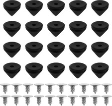 20 Sets 6Mm Black Spare Replacement Studs Screws Compatible with Christian Loubo