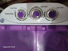 Mini Twin Tub Washing Machine Portable -Compact and Perfect for Small Spaces!