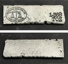 Rutland Bullion Co. 1.368 oz “Flat Odd Weight” Hand Poured Silver Bar .999 Fine